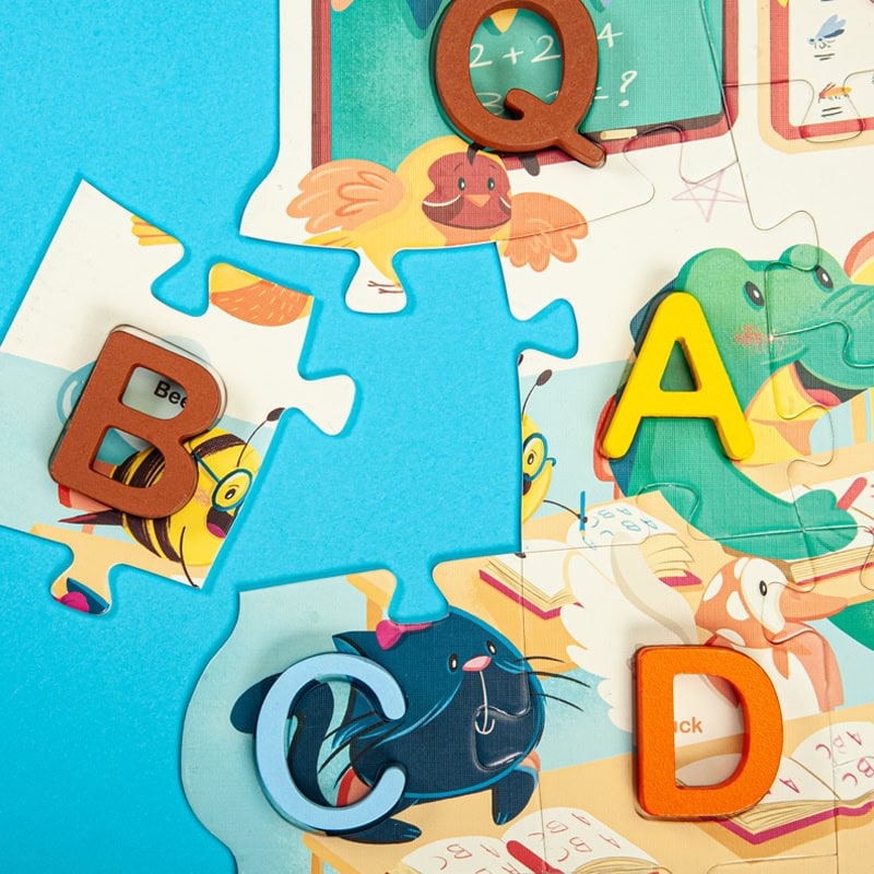 پازل آموزشی کیدفنز مدل الفبای انگلیسی  Alphabet کد 2410